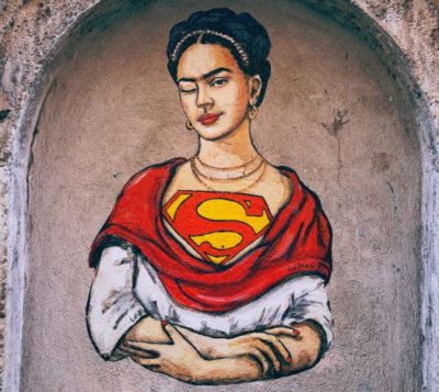 frida kahlo rome amsterdam street art