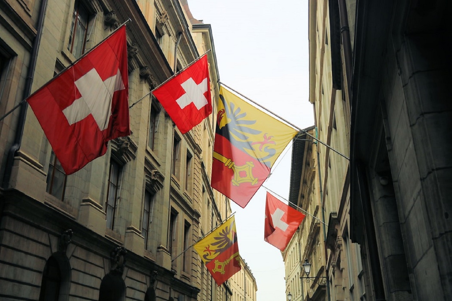 drapeaux Genève